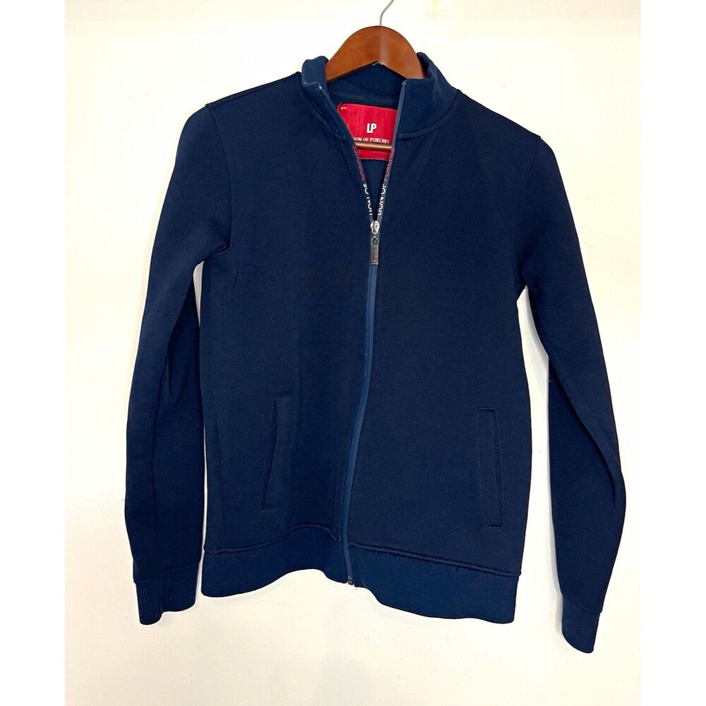 Lion of Porches Boys Blue Full Zip Jacket w/ Pockets Polyester Size 13/14